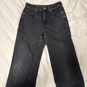 Black large jean